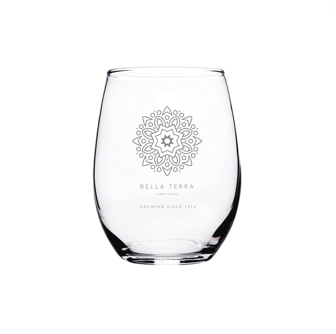9oz Bella Terra Souvenir Stemless Glass Wine Tumbler