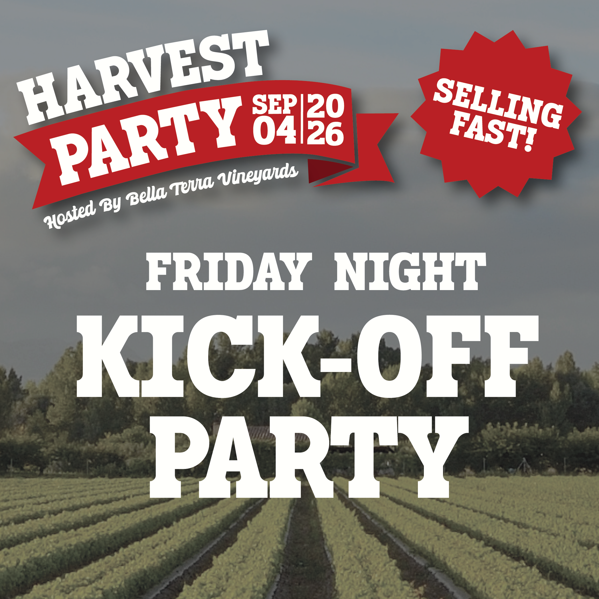2026 Harvest Party Friday Kick-Off