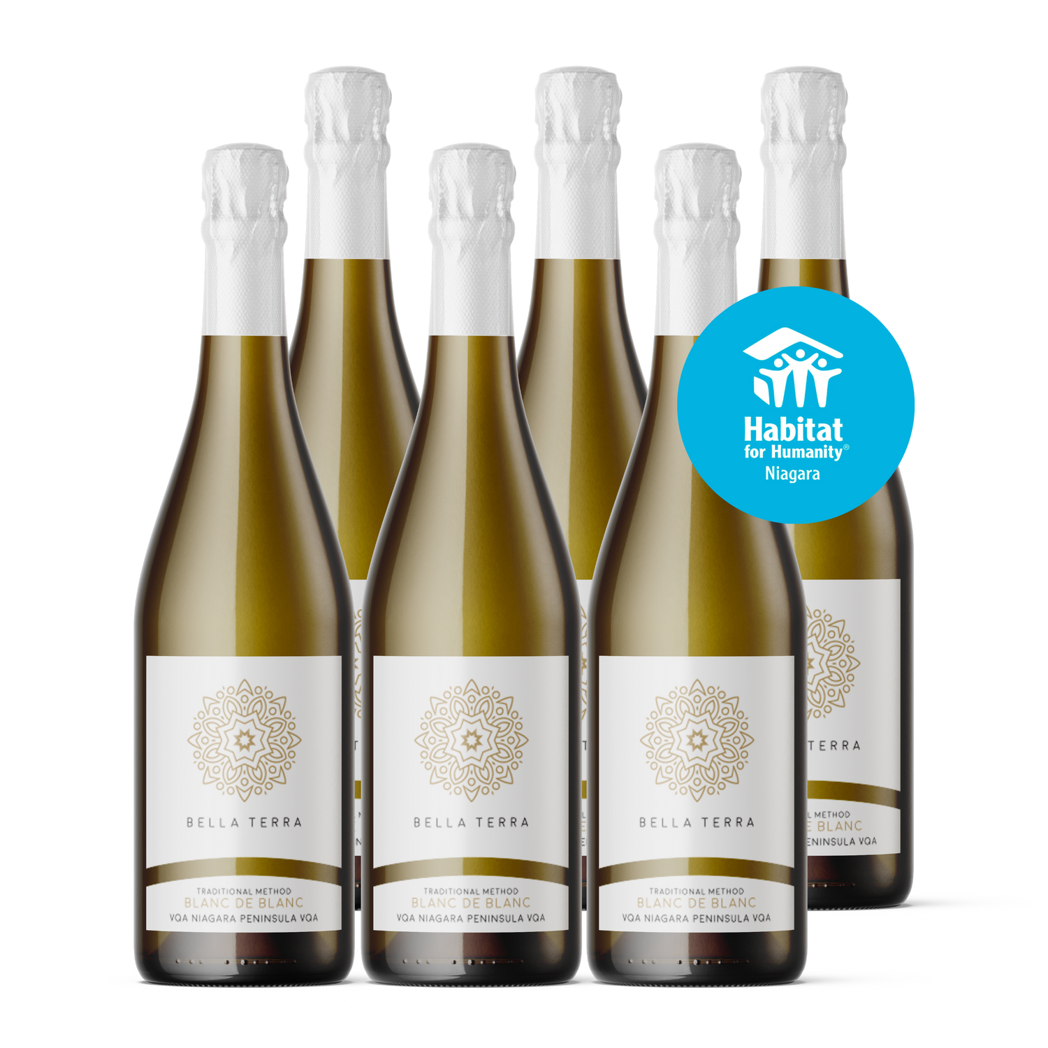 Habitat For Humanity Blanc de Blanc 6 Pack (Includes $30 Donation)