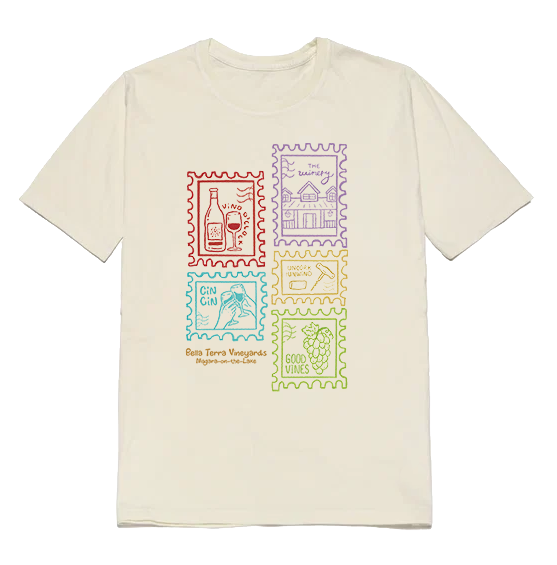 Wine Country Stamp T-Shirt